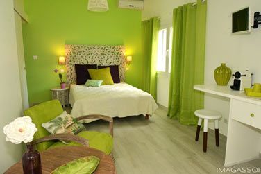 La chambre du Bungalow Manguier