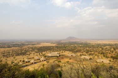 Situ au cur de la mythique rserve du Serengeti