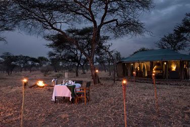 Le soir vous pourrez dner en priv dans un cadre romantique, sous les toiles...