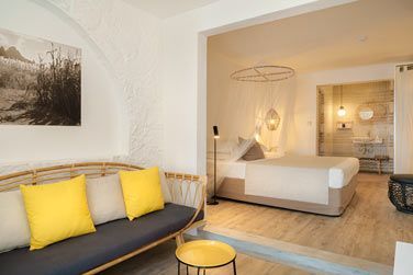 Le cadre confortable et apaisant des chambres