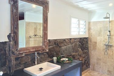 La salle de bain de la Villa Corail