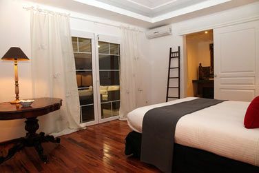 L'une des chambres de la Villa Corail