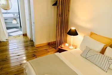 L'une des chambres de la Villa Mangue