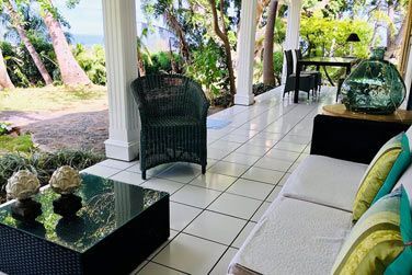 La belle terrasse de la Villa Mangue