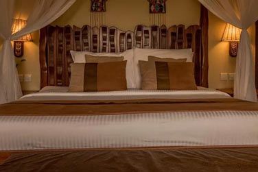 L'une des chambres du Mara Sarova