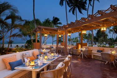 Dner en extrieur au restaurant The Beach