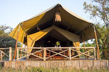 L'une des tentes du Mara Kilima Camp