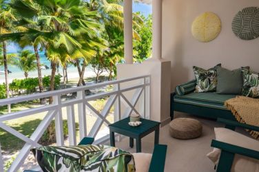 Le balcon de la chambre standard de l'Indian Ocean Lodge