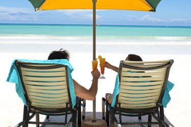 La plage de l'htel Acajou