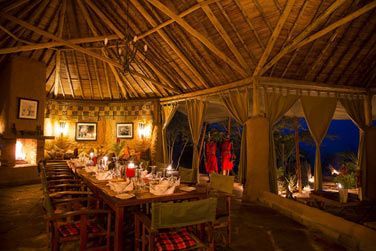 Le restaurant du Mara Kilima Camp