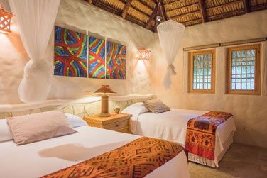 La chambre du bungalow 1 chambre - Lit Queen size