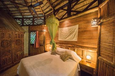 la dcoration intrieure du bungalow 1 chambre - Lit Queen size