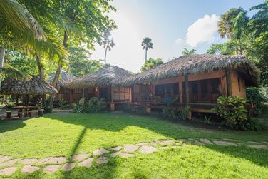 La vue extrieure des bungalows