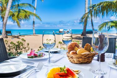 La vue depuis le restaurant grill