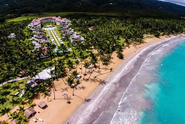 La vue arienne de l'htel