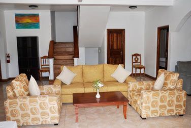 Le salon de la villa