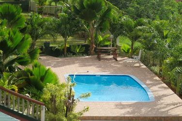 La piscine au coeur des jardins