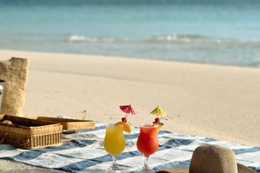 Un petit cocktail face au lagon !