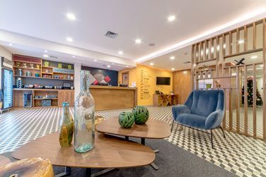 Le Novus Plaza Hodelpa 3*, htel de charme situ  proximit des muses, des bars et restaurants