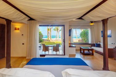 La suite Junior Premium front de mer avec piscine prive