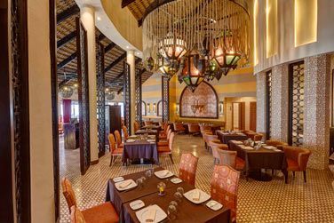 L'intrieur du restaurant Tagine