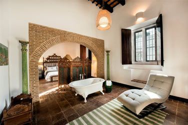 La salle de bain de la Suite Royale