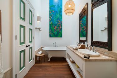 La salle de bain de la chambre Luxury