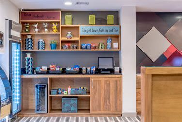 A l'entre, vous trouverez une mini-boutique