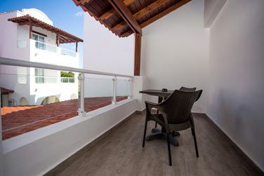 La terrasse de la chambre Deluxe