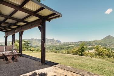 Un paysage grandiose en pleine campagne