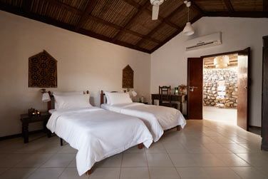 La chambre de la hutte