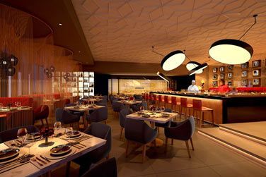 Une atmosphre conviviale, une cuisine exquise et des spectacles culinaires satisferont les convives les plus exigeants