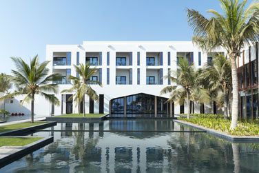 Le resort a t construit dans le style des forteresses de la rgion