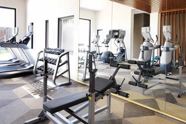 La salle de gym pour se maintenir en forme !