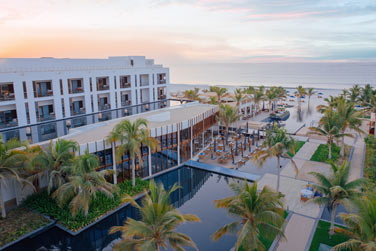 Entre mer et montagne, Al Baleed Resort Salalah se trouve  l'extrme sud du Sultanat d'Oman