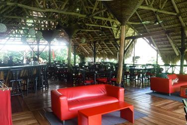 Le petit coin dtente juste  ct.