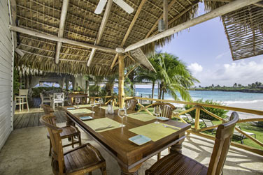 La terrasse du restaurant Palapa