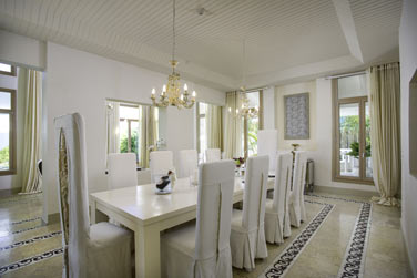 La salle  manger de la Villa Impriale