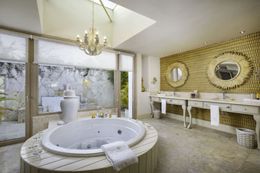 La salle de bain de la Villa Impriale