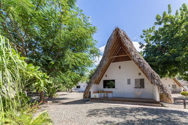 Les bungalows sont joliment dcors