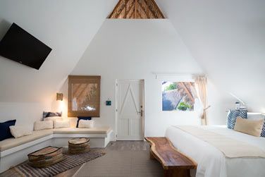 La chambre suprieure vue jardin