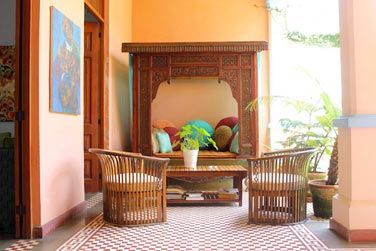 Espaces dtente donnant sur le jardin