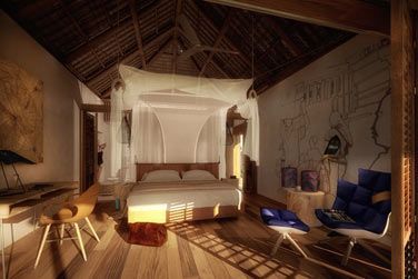 La chambre des Bungalows