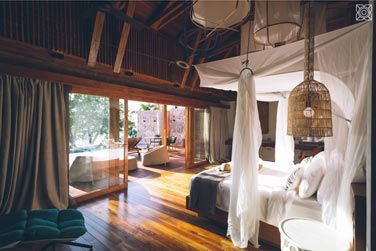 La chambre de la Villa Luxury Front de mer 3 chambres