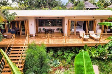 L'extrieur de la villa Jardin 2 chambres