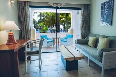 L'espace salon de la Junior Suite vue ocan