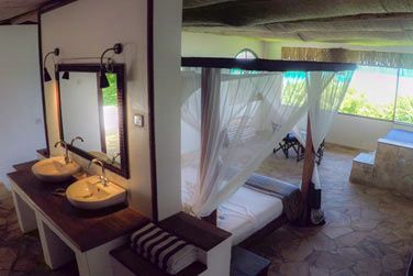 L'intrieur de la villa Front de mer