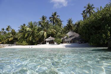 Magnifique plage du bungalow en extrieur, plus qu'a sortir et faire trempette