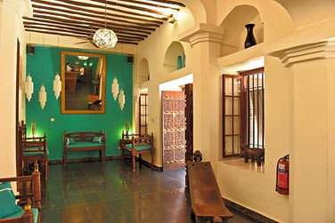 L'atmosphre chaleureuse de cet htel de charme