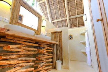 La salle de bain des Bungalows